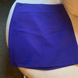 Purple Loft size 6 mini pencil skirt
